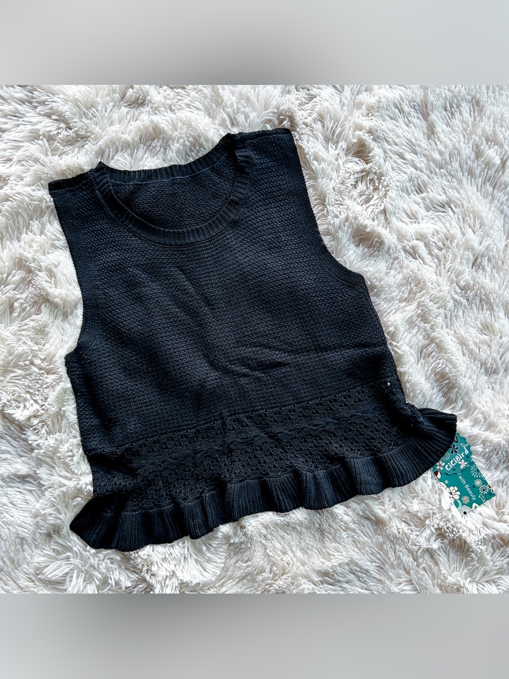 Sleeveless Crochet Top